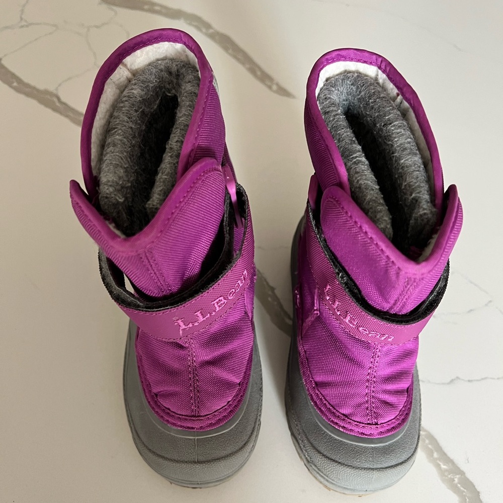 Toddler 9 LL Bean Snow Boot - Purple.